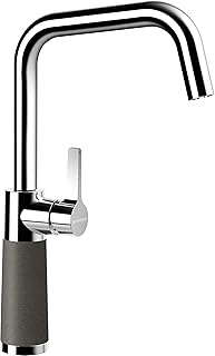 SCHOCK Küchenarmatur SC-530 Carbonium – Hochdruck Armatur CRISTADUR mit Festauslauf und Standard Norm-Anschlüssen