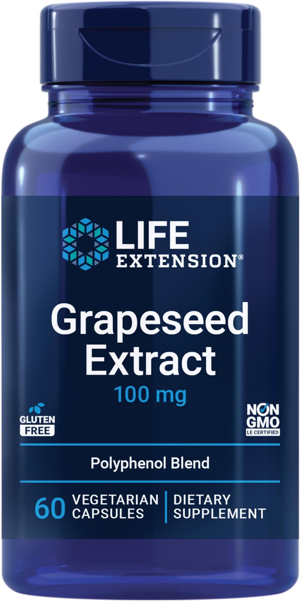 Grapeseed Extract, 100mg, 60 vcaps