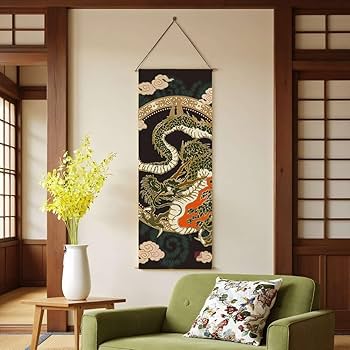 ★掛け軸★タペストリー★タイ★画家直筆★現地購入★ 楽天市場】特価FA【JAPAN タペストリー 東京めぐり 80cm