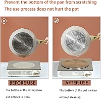 Vista 2 de Alfombrilla de inducción de 9.45 pulgadas, convertidor de inducción, difusor de calor, placa de anillo a fuego lento, placa de inducción de difusor