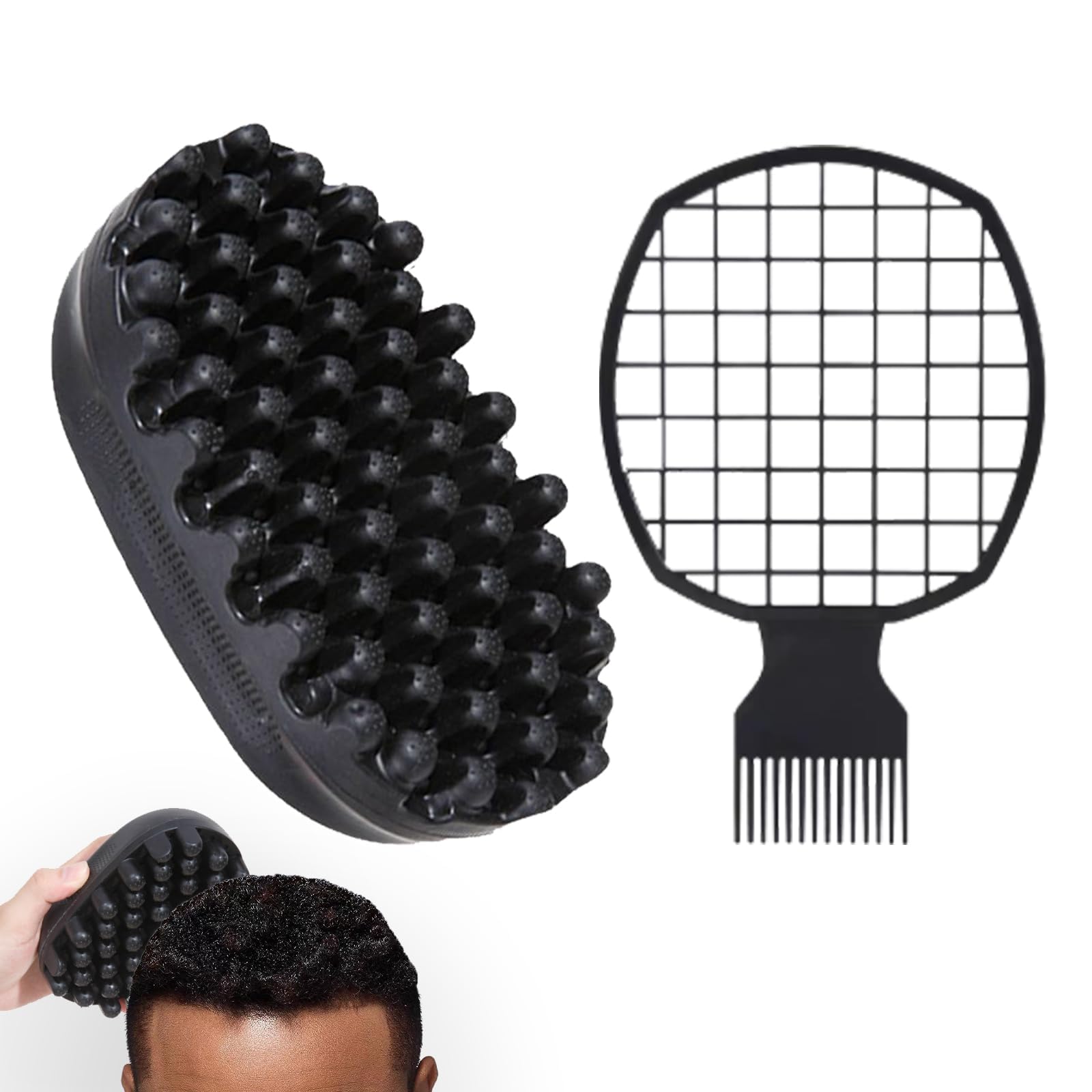 Afro Hair Sponge Brushes