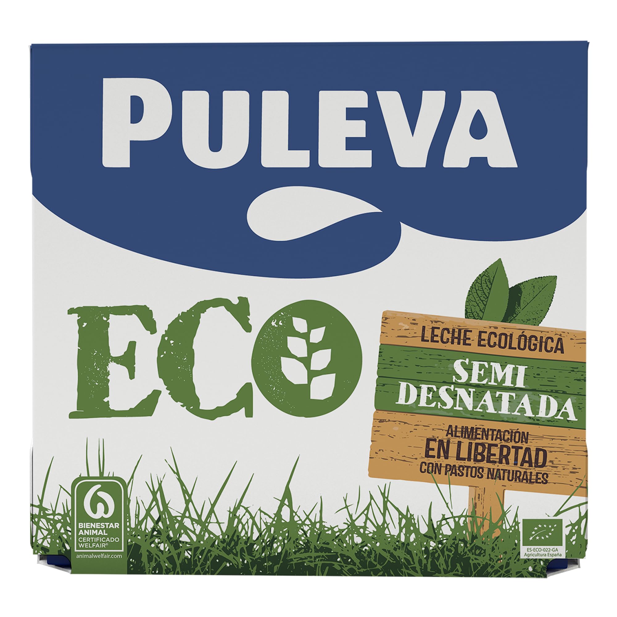 Puleva Leche Ecológica Semidesnatada BIO Pack 6 x 1L