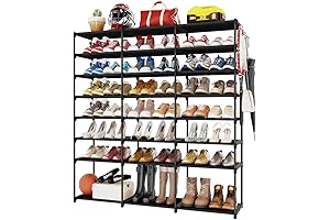 Kitsure 8-Tier Large Shoe Organizer