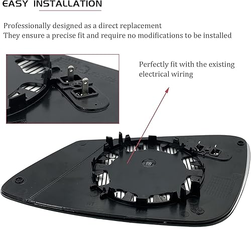 Miniatura 5 de Espejo lateral izquierdo de repuesto para BMW 228i 320i 328i 330i 335i 428i 430i 435i 440i 535i 550i 640i i3 M2 M3 M4 M5 M6 X1 y más  Vista lateral