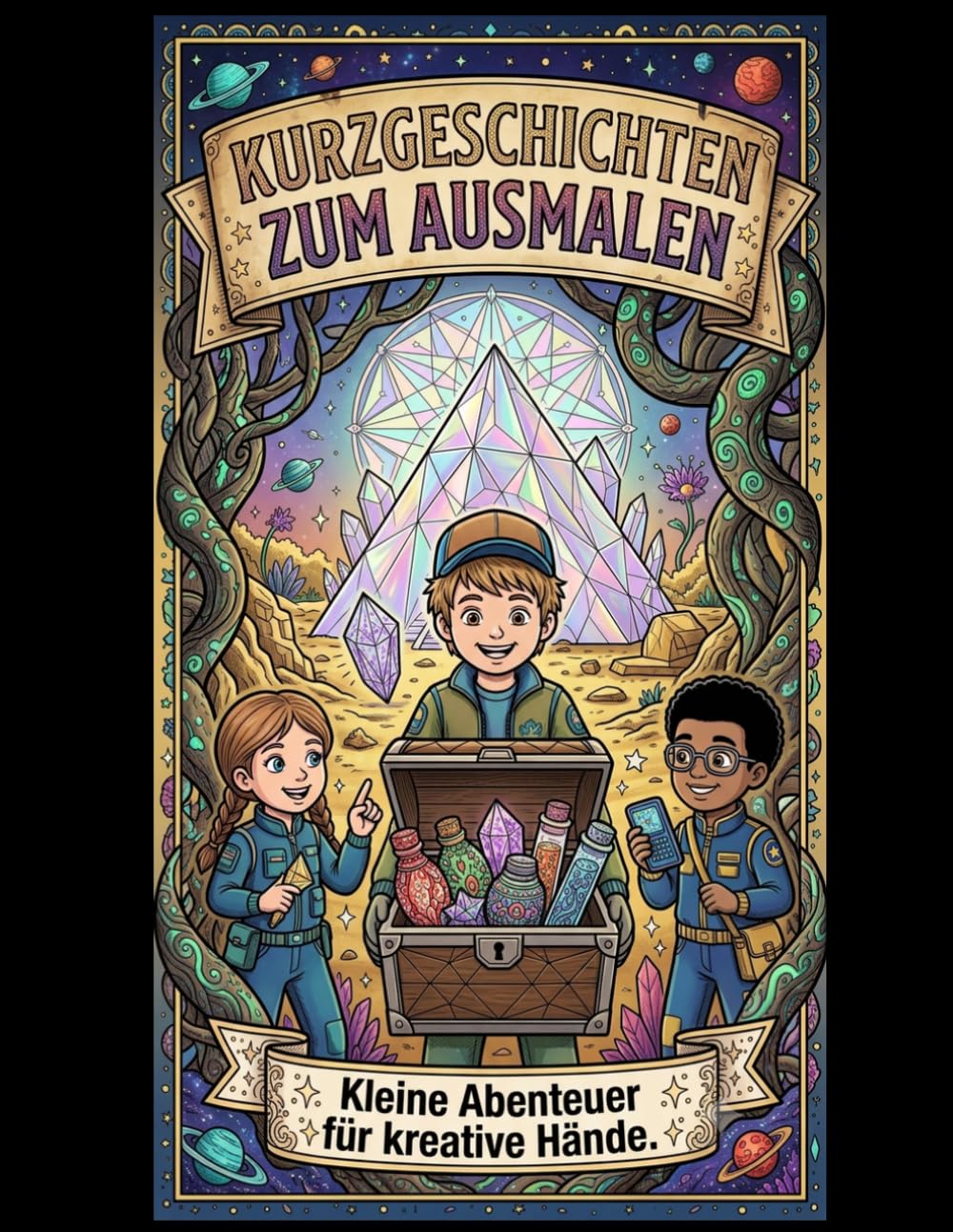Kurzgeschichten & Ausmalspaß für Kinder: Liebevolle Geschichten und kreative Malvorlagen für Kinder ab 4 Jahren