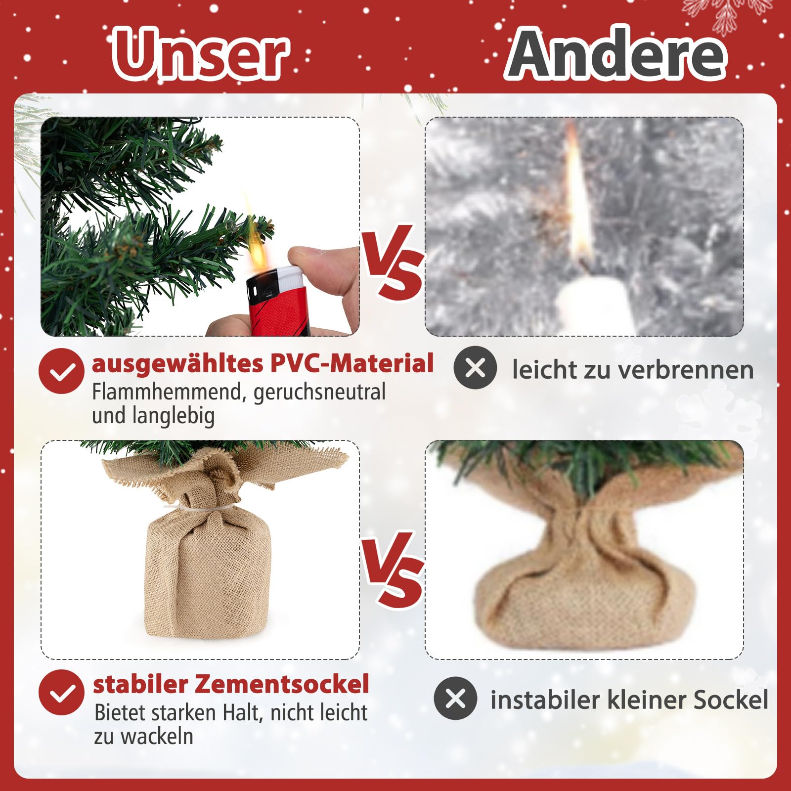 Kunstkerstboom inclusief verlichting in pot 90 cm kopen