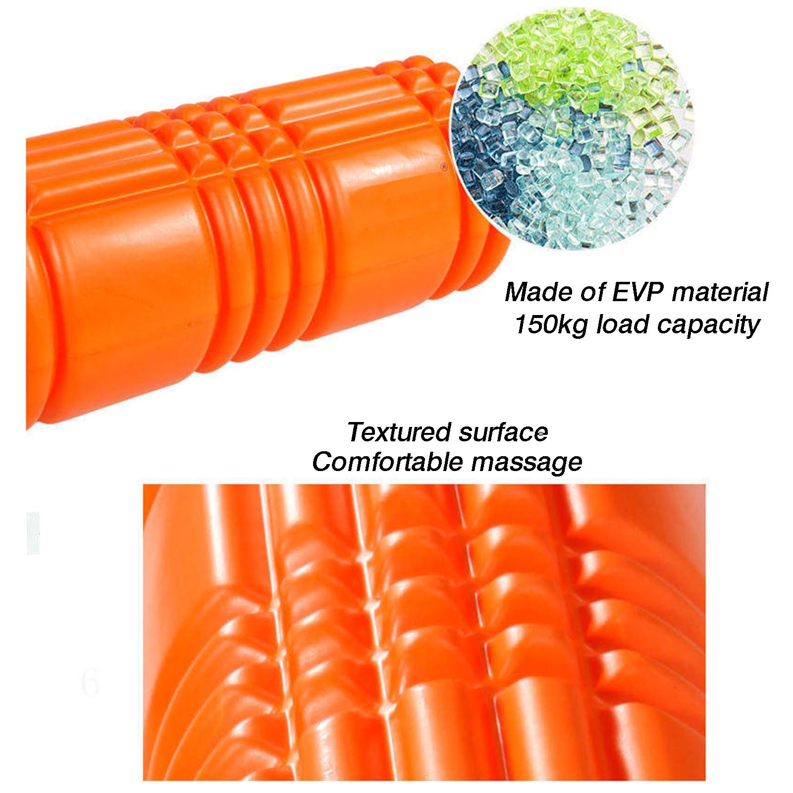 Rouleau En Mousse Creuse EVA, De Colonne Yoga For Relaxation Musculaire