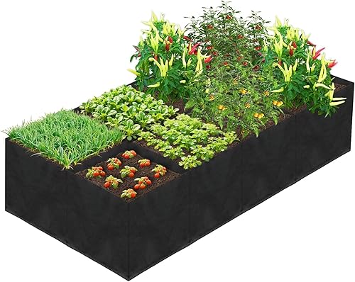 LATERN 128 Gallons 8 Grilles Sacs de Culture pour Plantes,