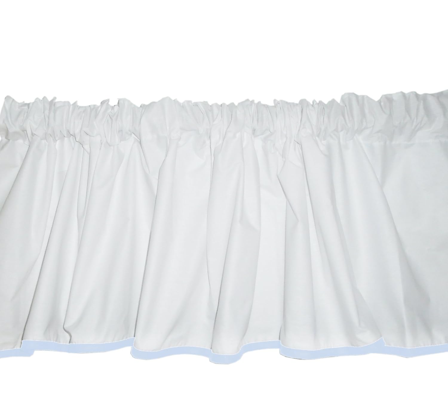 Baby Doll Bedding Forever Mine Junior Window Valance, Blue