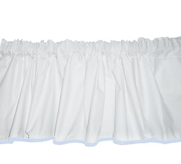 Baby Doll Bedding Forever Mine Junior Window Valance, Blue