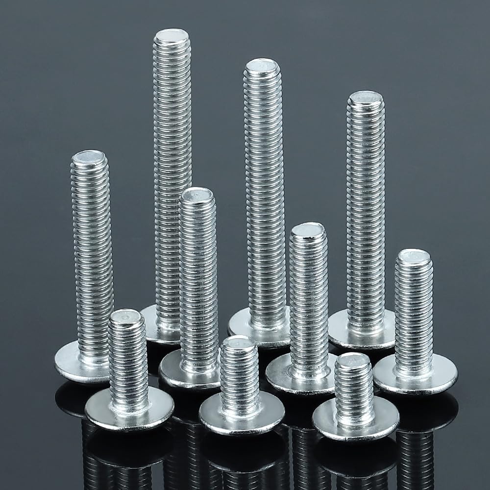 M4-0.7 x 8mm Stainless Truss Head Machine Screws 100 Pcs, 18-8