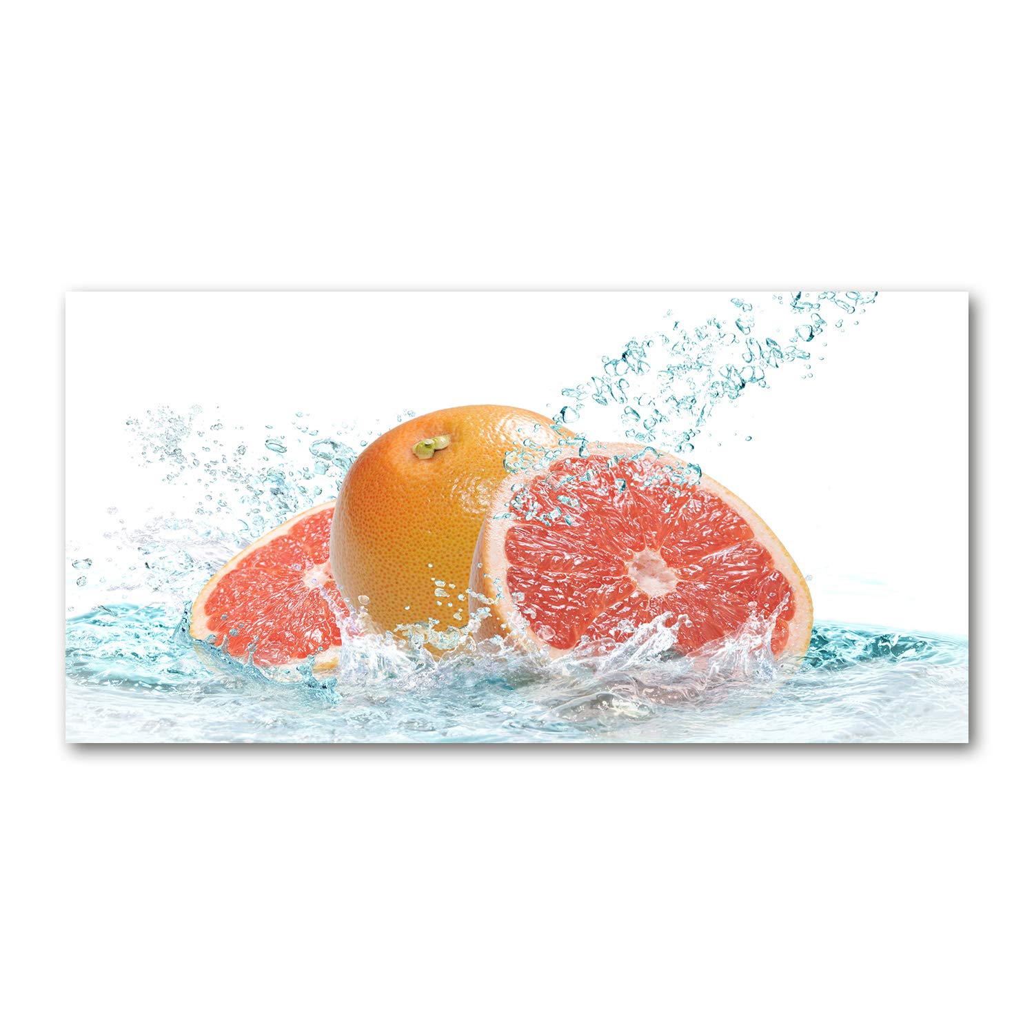 Tableau plexiglas 140x70cm Naranja Pomelo pour cuisine lumineuse et salon