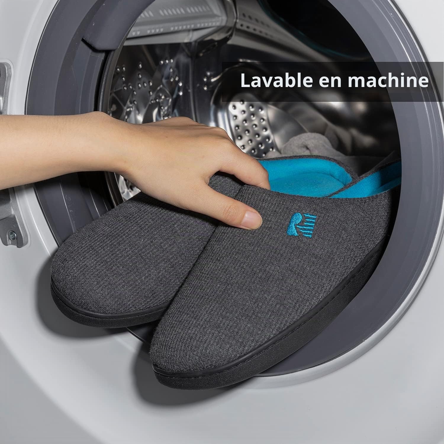 RockDove Chausson en Mousse à Mémoire de Forme à Deux Tons pour Homme