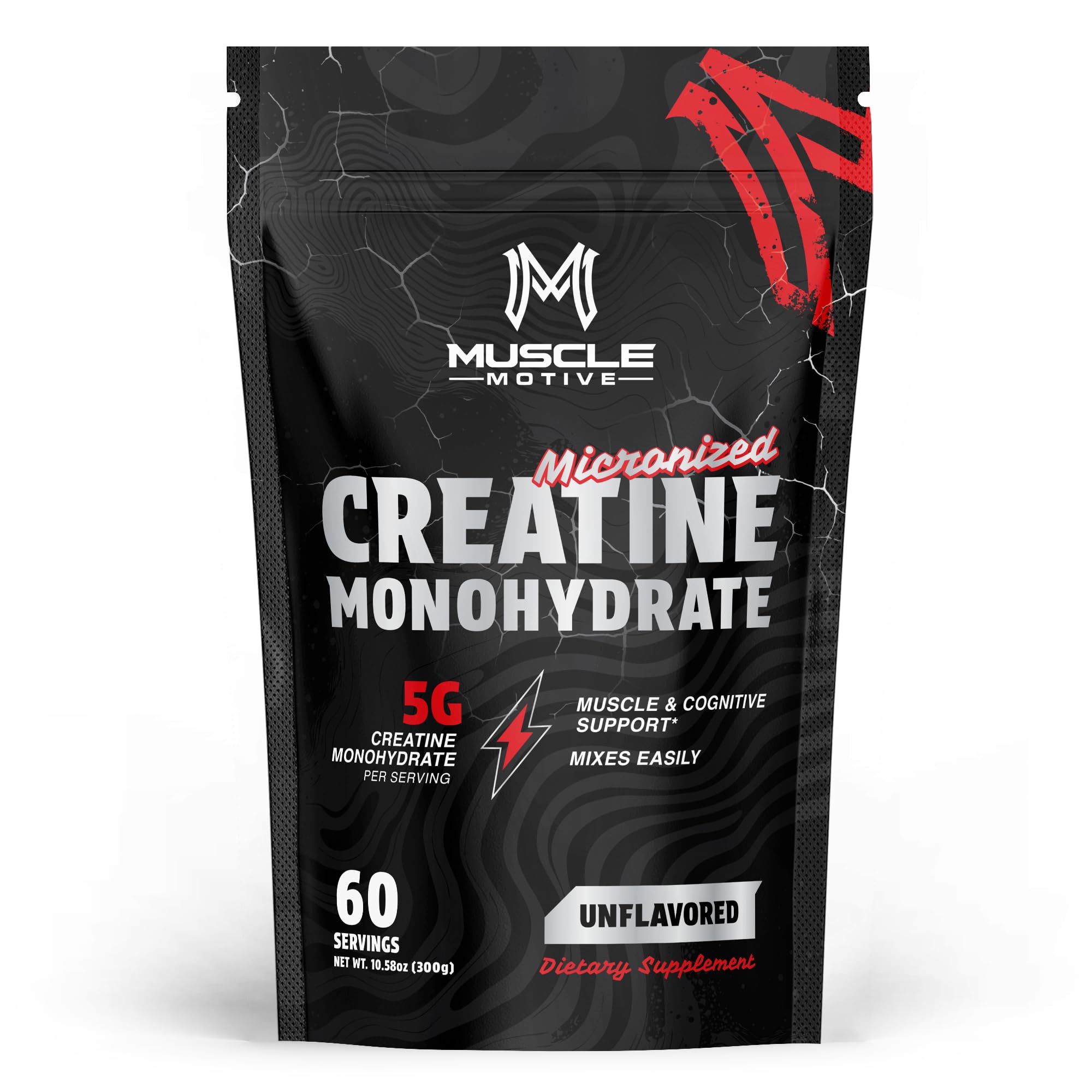 Creatine Monohydrate Powder, Unflavored, 300g