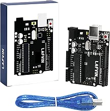LAFVIN for Uno R3 Board ATmega328P ATMEGA16U2 + USB Cable Compatible with Arduino - coolthings.us