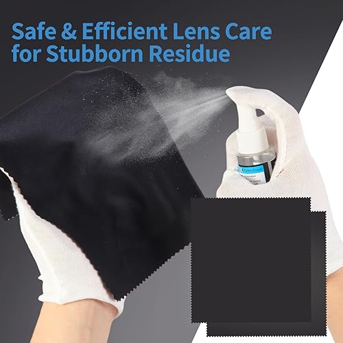 Miniatura 10 de Kit de limpieza profesional de cámara para cámaras DSLR (Canon, Nikon, Pentax, Sony), incluye 1 bolígrafo de limpieza de lente de doble cara, 1