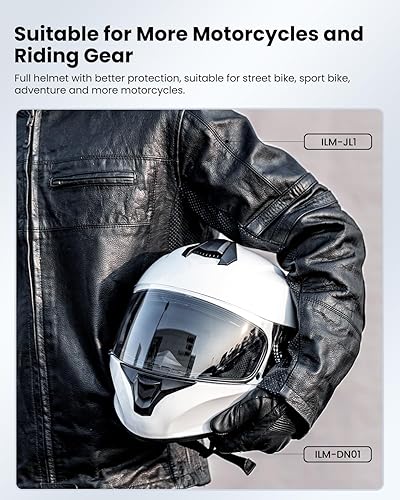 Vista 12 de ILM - Casco de moto de cara completa con ventilación de aire ampliada, visera de repuesto para hombres y mujeres aprobada por el DOT