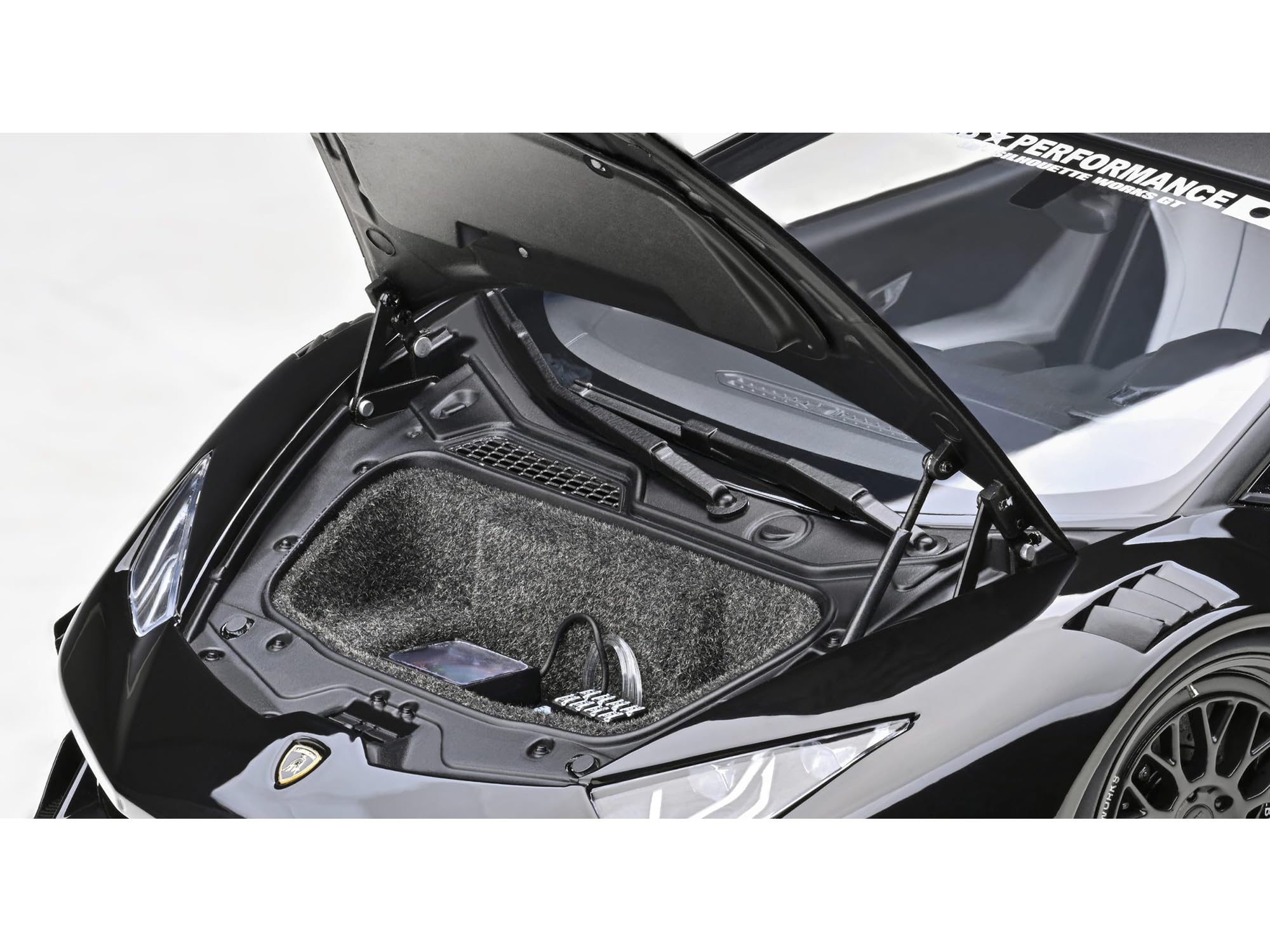 Amazon.com: Lambo Huracan GT LB-Silhouette Works Black 1/18 Model