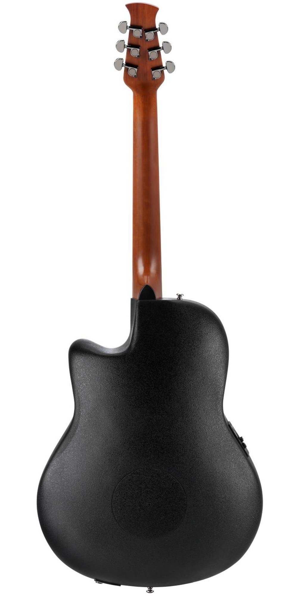 Applause Elite Plus AE44IIP - Chitarra acustica-elettrica a spalla mancante, profondità media, colore: Nero trasparente