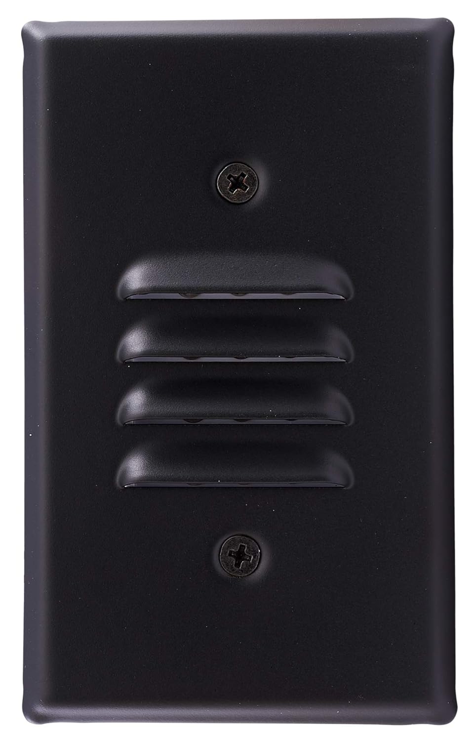 Elco Lighting ELST64B 120V LED Mini Step Light with Louvered Faceplate