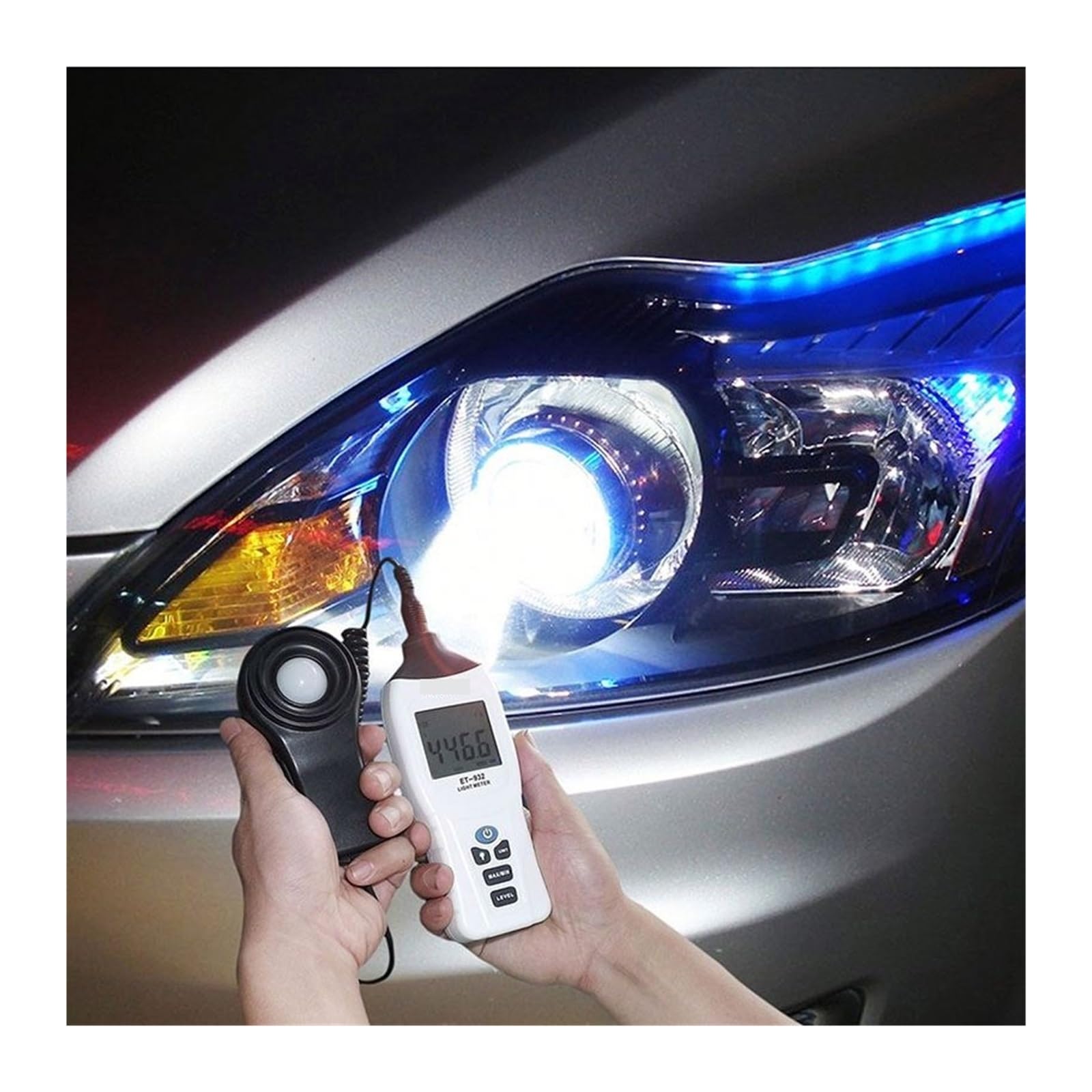 Espectrofotómetro, Medidor De Lux Digital Luz Luminómetro Luces LED Probador Interior Y Exterior