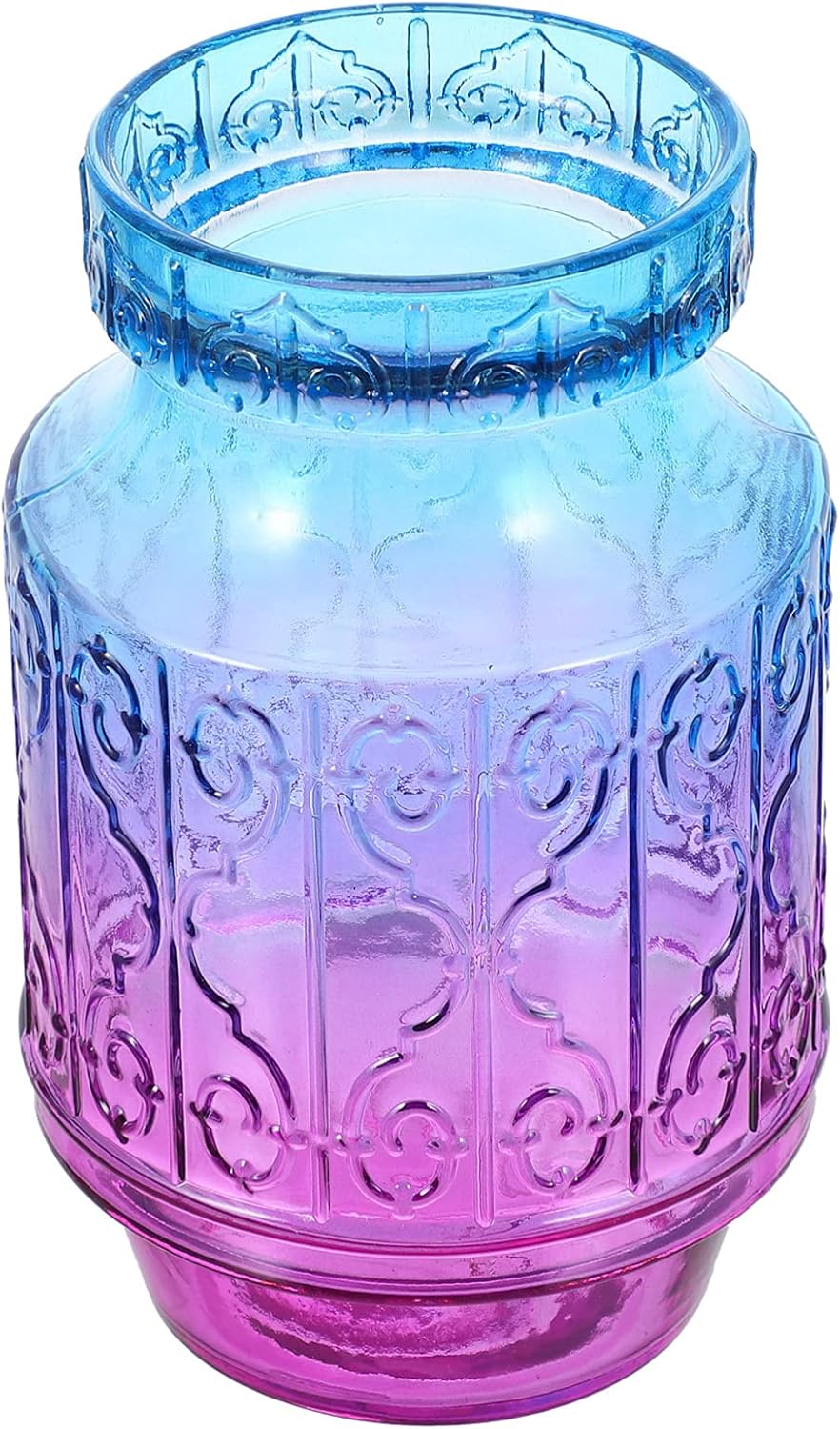 Hemoton Glass Flower Vase Decorative Glass Vase Stem Vase