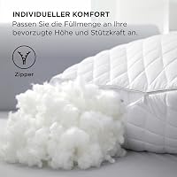 BEDSURE Vankúš 80x80 cm, set 2 ks, vankúš vhodný pre alergikov 4
