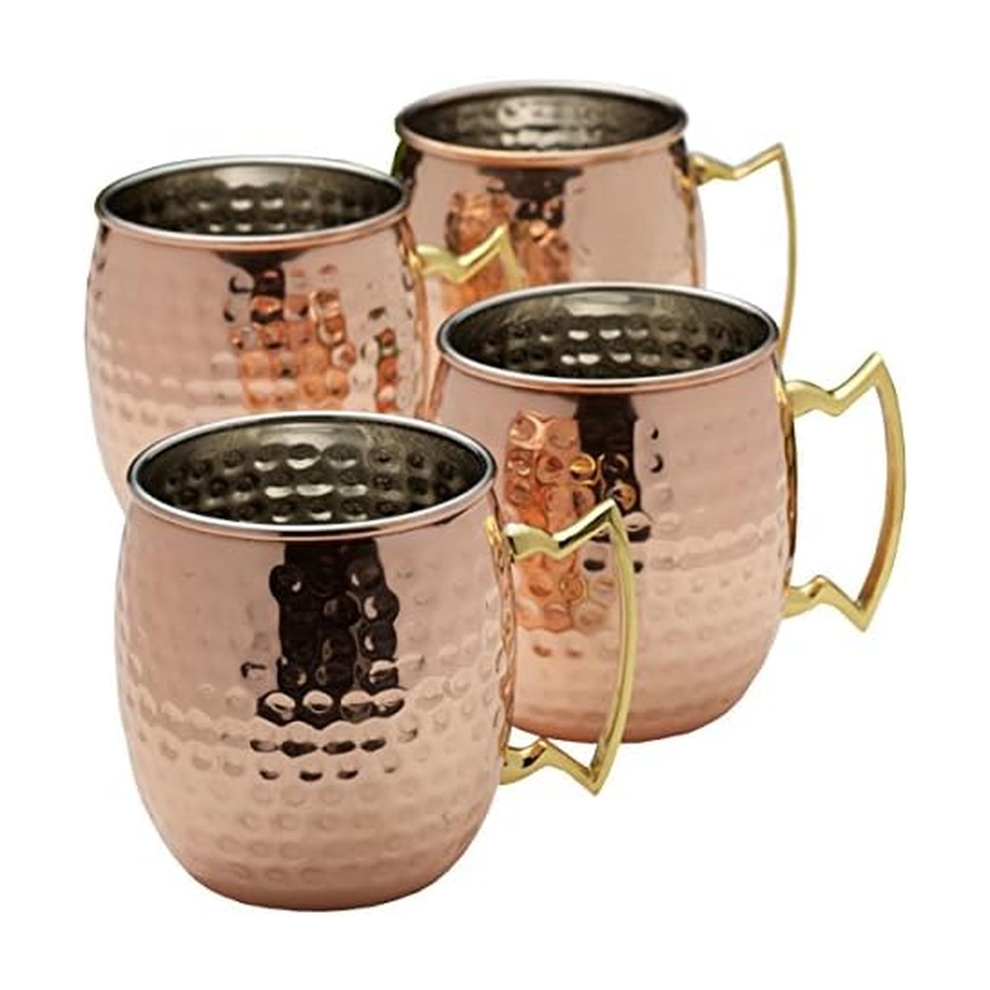 Amazon.com: Mikasa 5212854 Hammered Moscow Mule Mugs, Copper