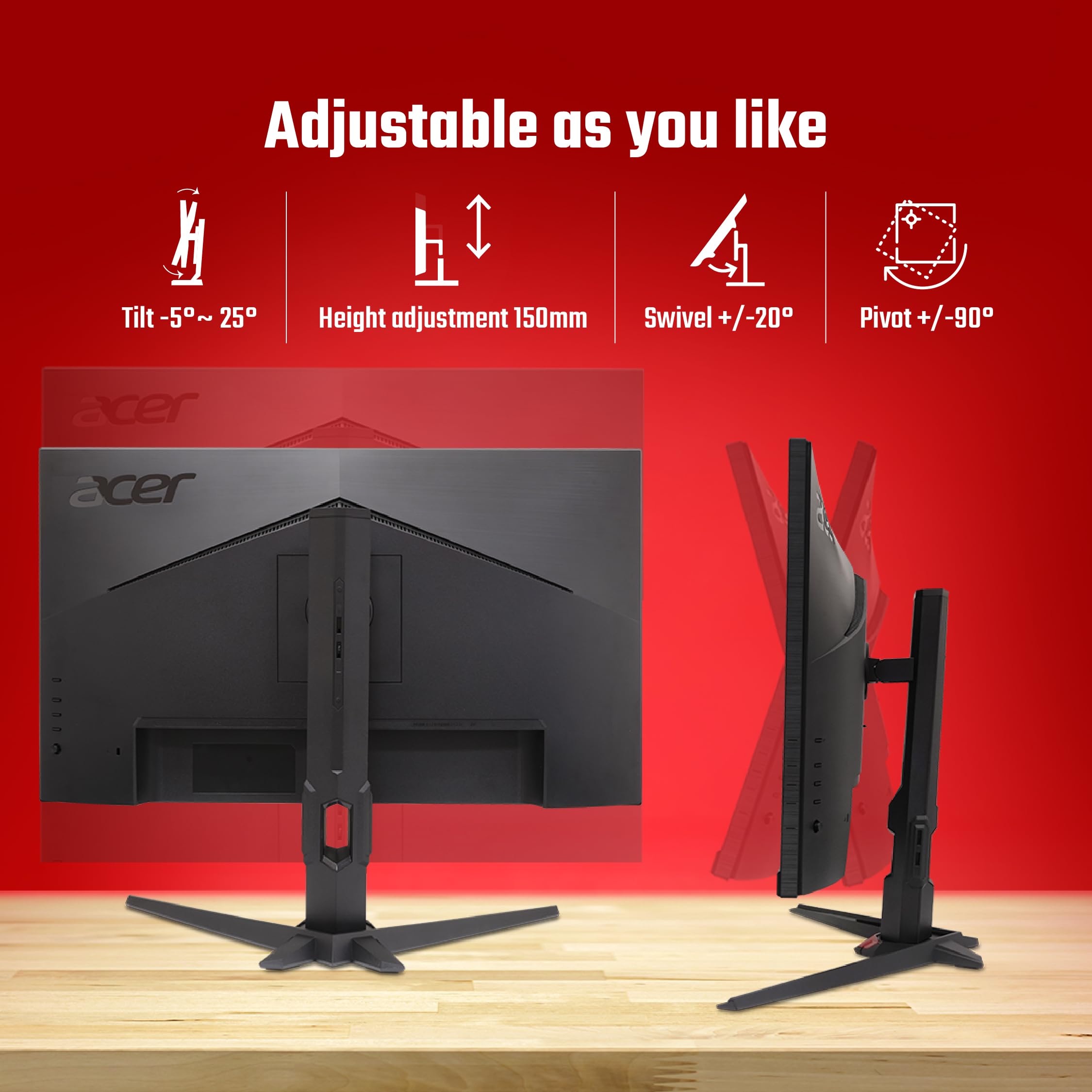 Acer Nitro XV272U F3 68.6 cm IPS WQHD 2560x1440 retroiluminação