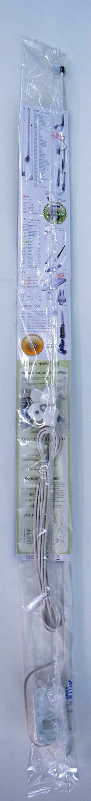 Antena VHF SPARK C-67 para embarcaciones blanco conector PL