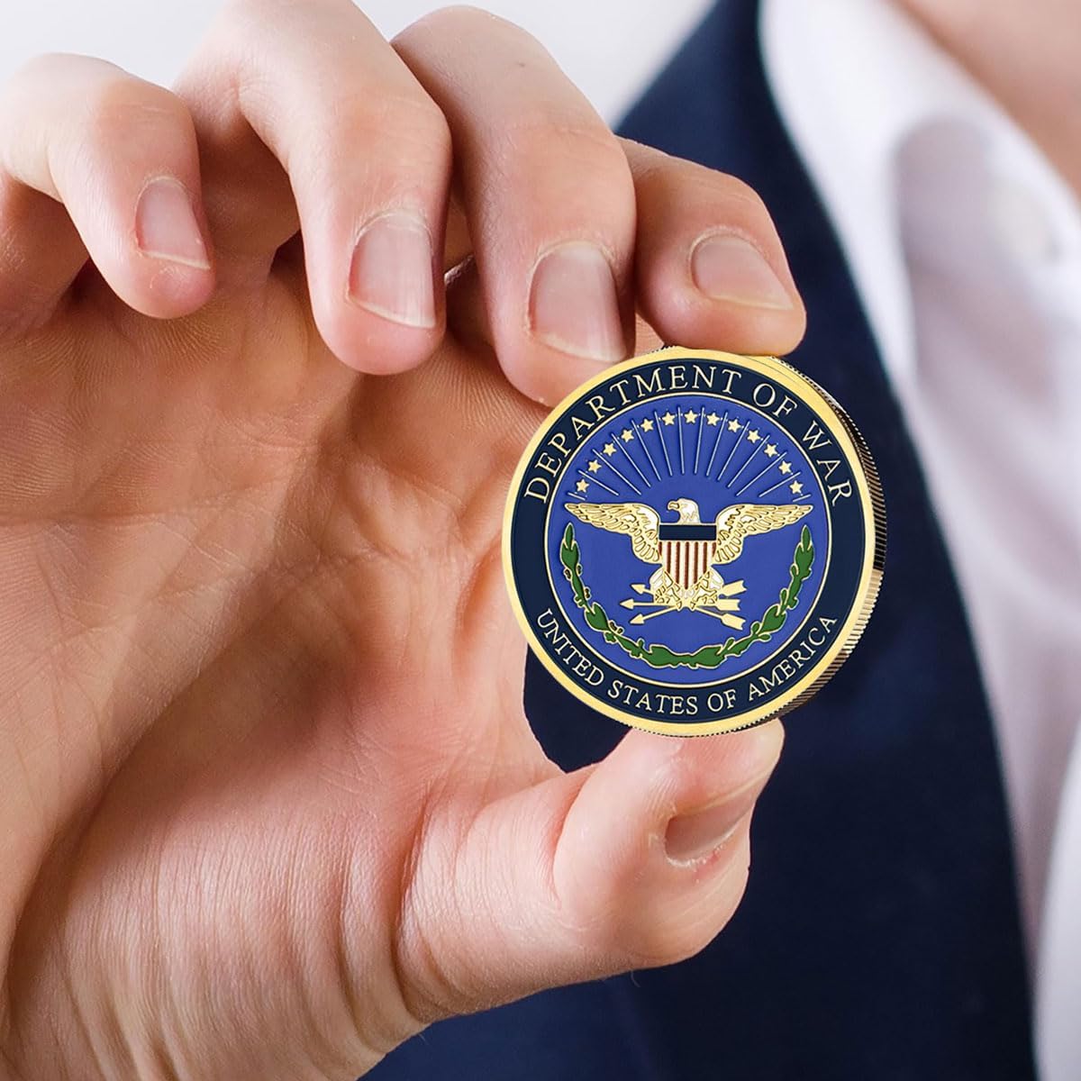 Department of War Challenge Coin Advancing Peace Through Strength Soldier Graduating Gift Coins (DOW002-10 Pack)