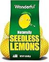 Wonderful Naturally Seedless Lemons - Healthy Food, Fresh Fruit, 1lb Bag