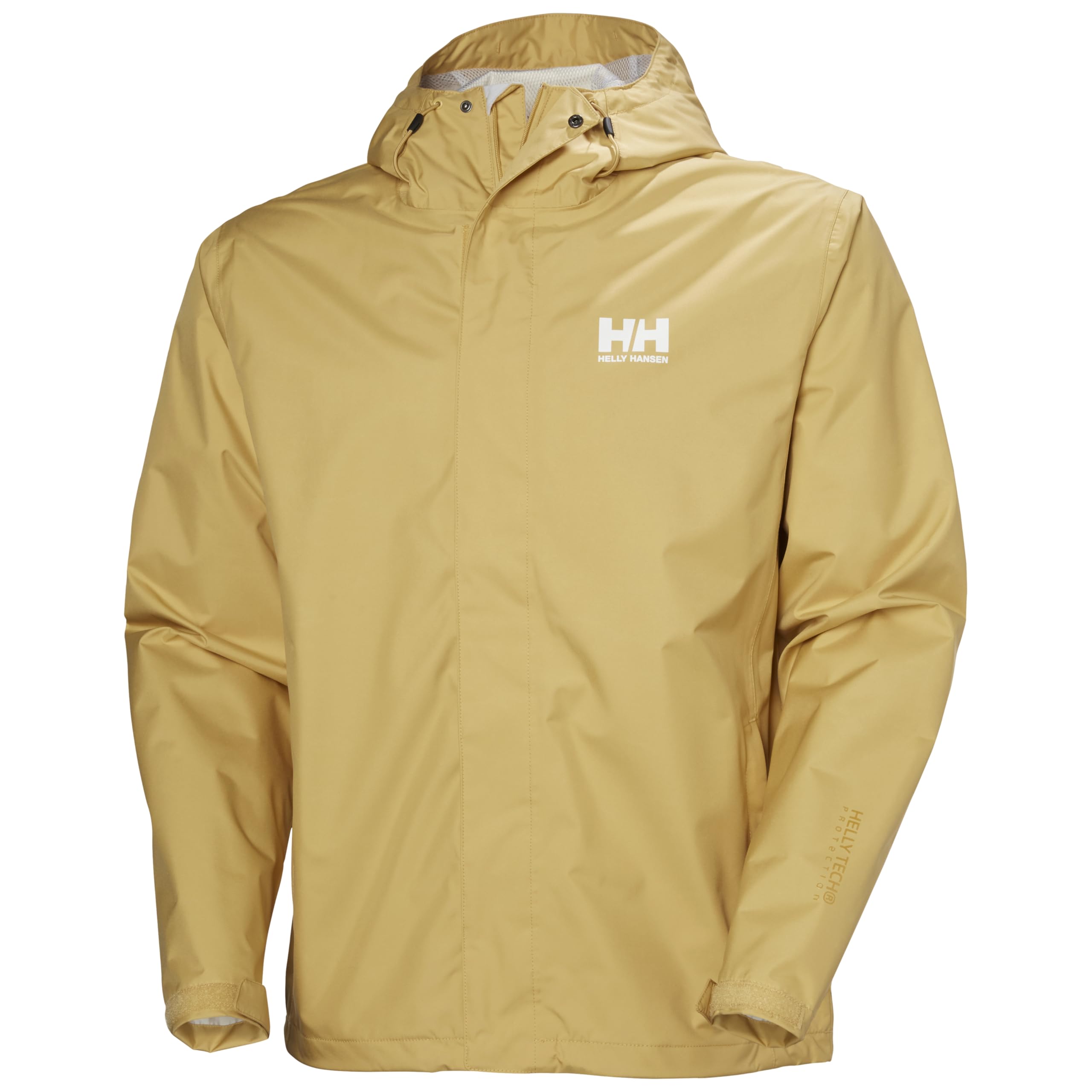 Helly Hansen Men's Seven J Waterproof Jacket, Sand, XL