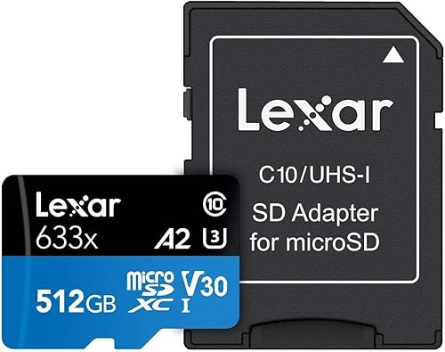 Miniatura 9 de Lexar Tarjeta micro SD 633x de alto rendimiento de 32 GB (paquete de 2) con adaptador SD, UHS-I, C10, U1, A1, video Full HD y 4K, lectura de hasta