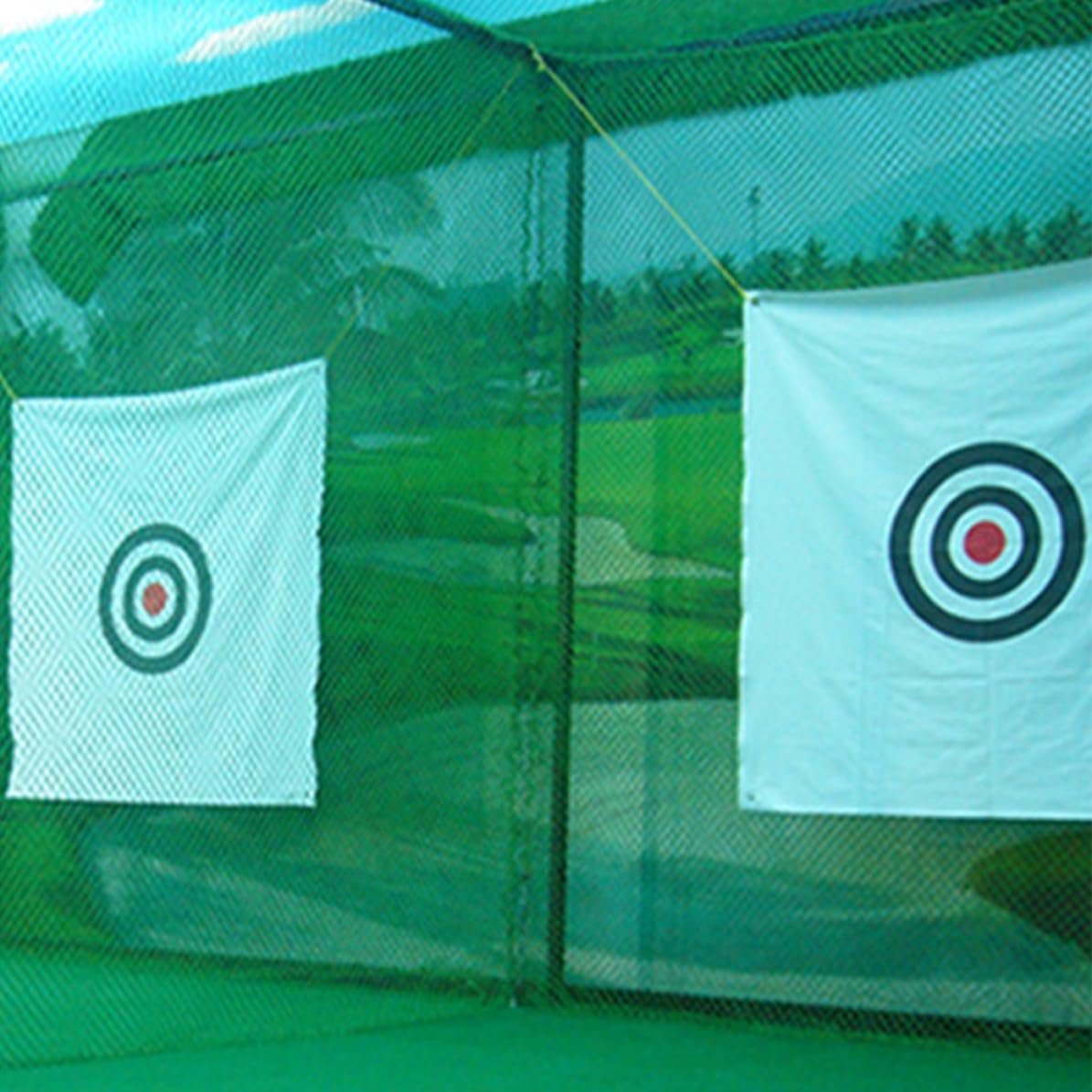 VICASKY Golfschlagstoff Zielnetz aus Canvas Faltbar Weiß für Golf Übung Absorbiert Schlagkraft für Profi und Amateurgolfer Schlagnetz für Indoor und Familienfeiern