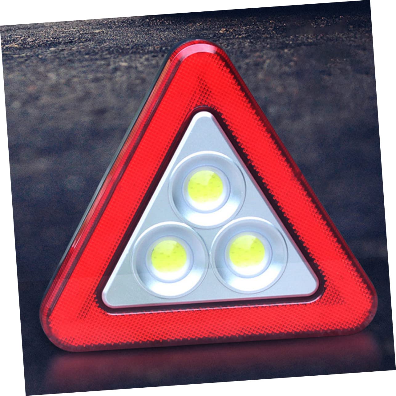 Gatuida Triangolo Stradale Riflettente Luce Led Per Auto Triangolo Di Sicurezza Stradale Per Emergenze Omologato