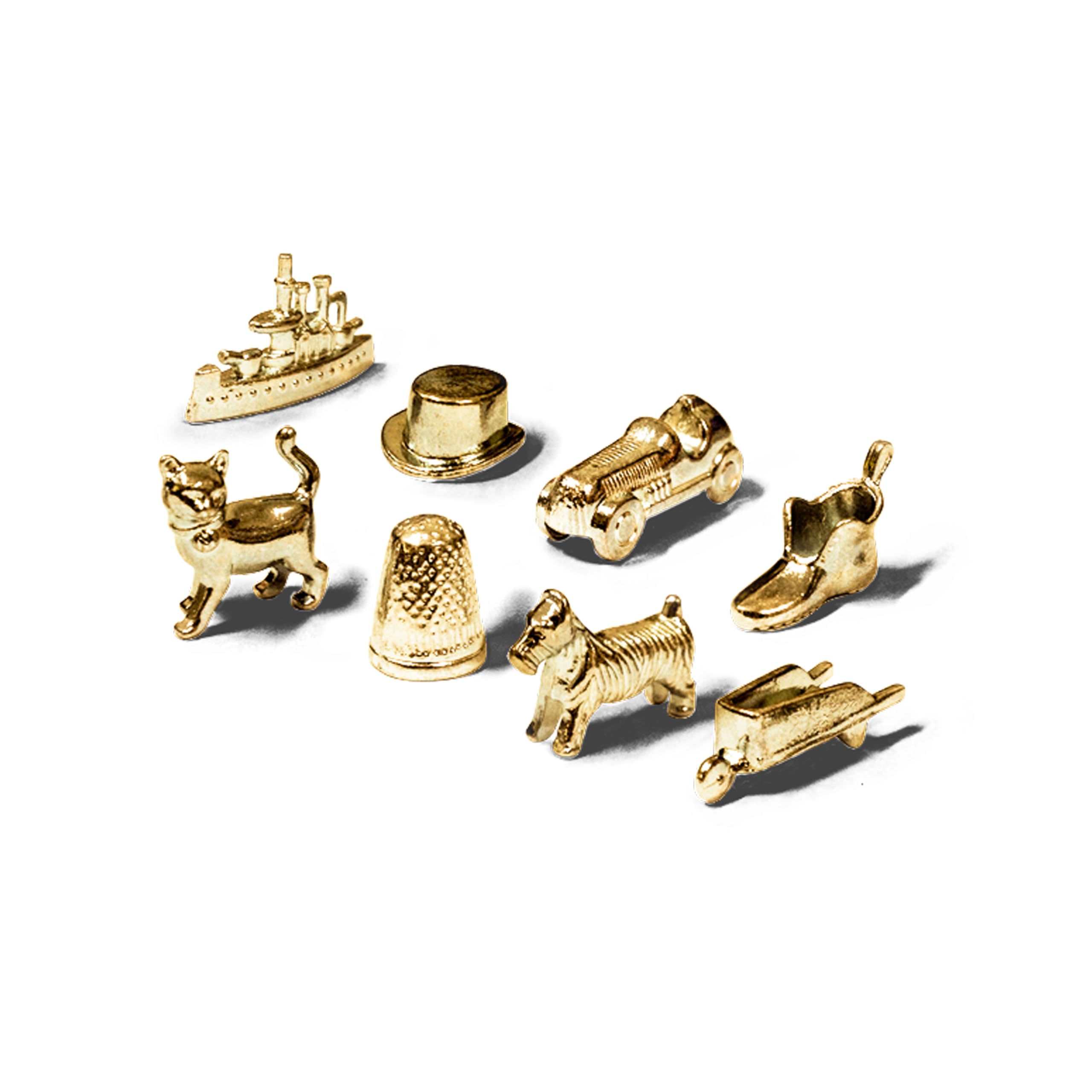 Winning Moves Monopoly Mega Paris Gold en français - Édition de Luxe Jeu de société 8 Ans + emblématique - Jeu de Plateau pour 2 à 6 Joueurs