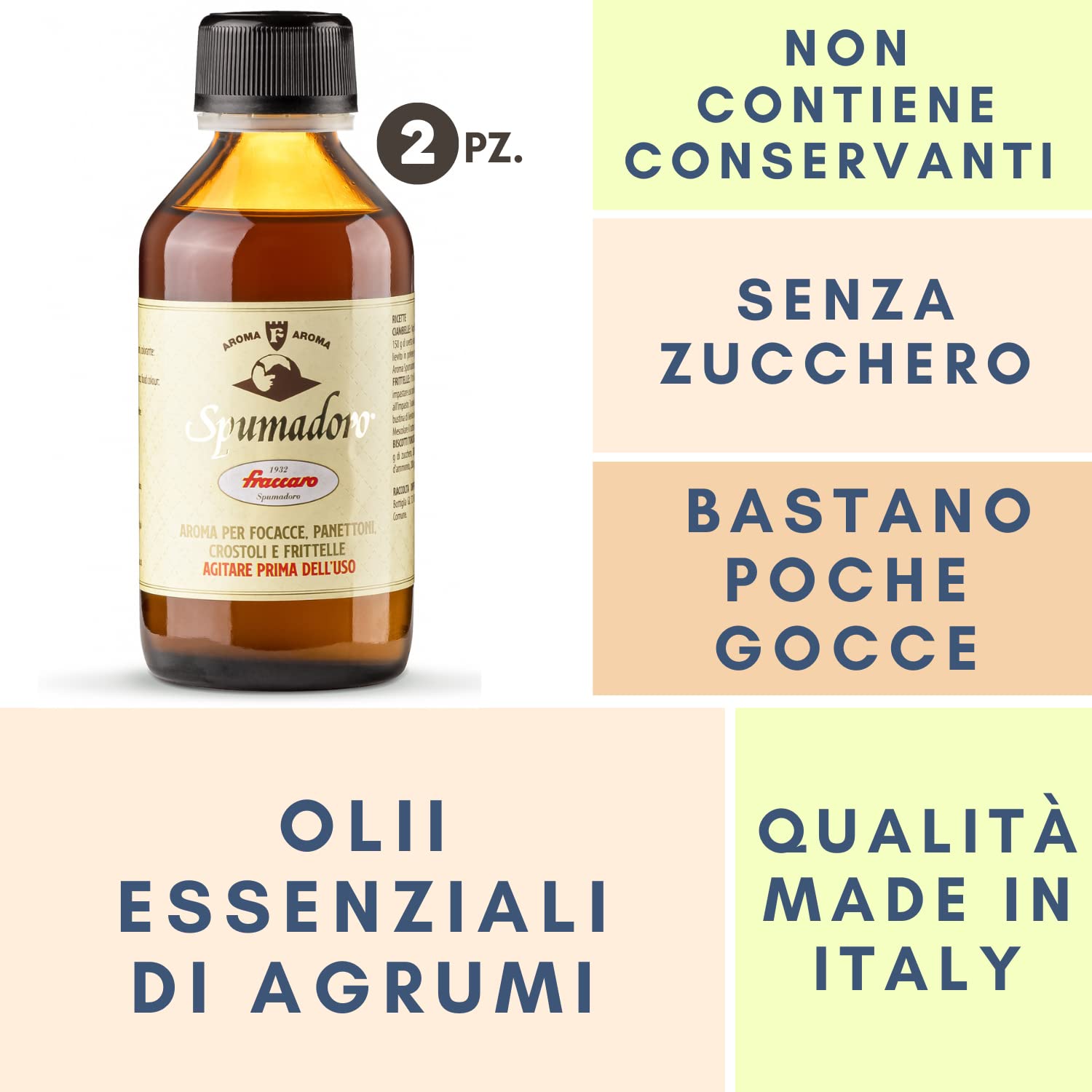 Kit Stampo per Panettone (10pz x 1Kg) + Aroma per Dolci Fraccaro (2x100 ml) + Sacchetto (10pz), Stampi di Carta di Pura Cellulosa ideale per l’uso in Forno, resistente al calore 200°C