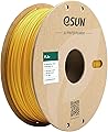 eSUN PLA+ Filament 1.75mm, Renforcé Ténacité Imprimante 3D Filament PLA Plus, Précision Dimensionnelle +/- 0.03mm, 1KG Bobine (2.2 LBS) Filament d'impression 3D pour Imprimante 3D, Jaune Foncé