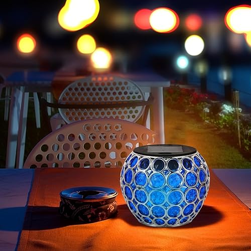 Miniatura 3 de Lámpara colgante solar al aire libre Luces solares huecas Jardín Patio Patio Decoración del hogar Energía solar Lámpara colgante decorativa