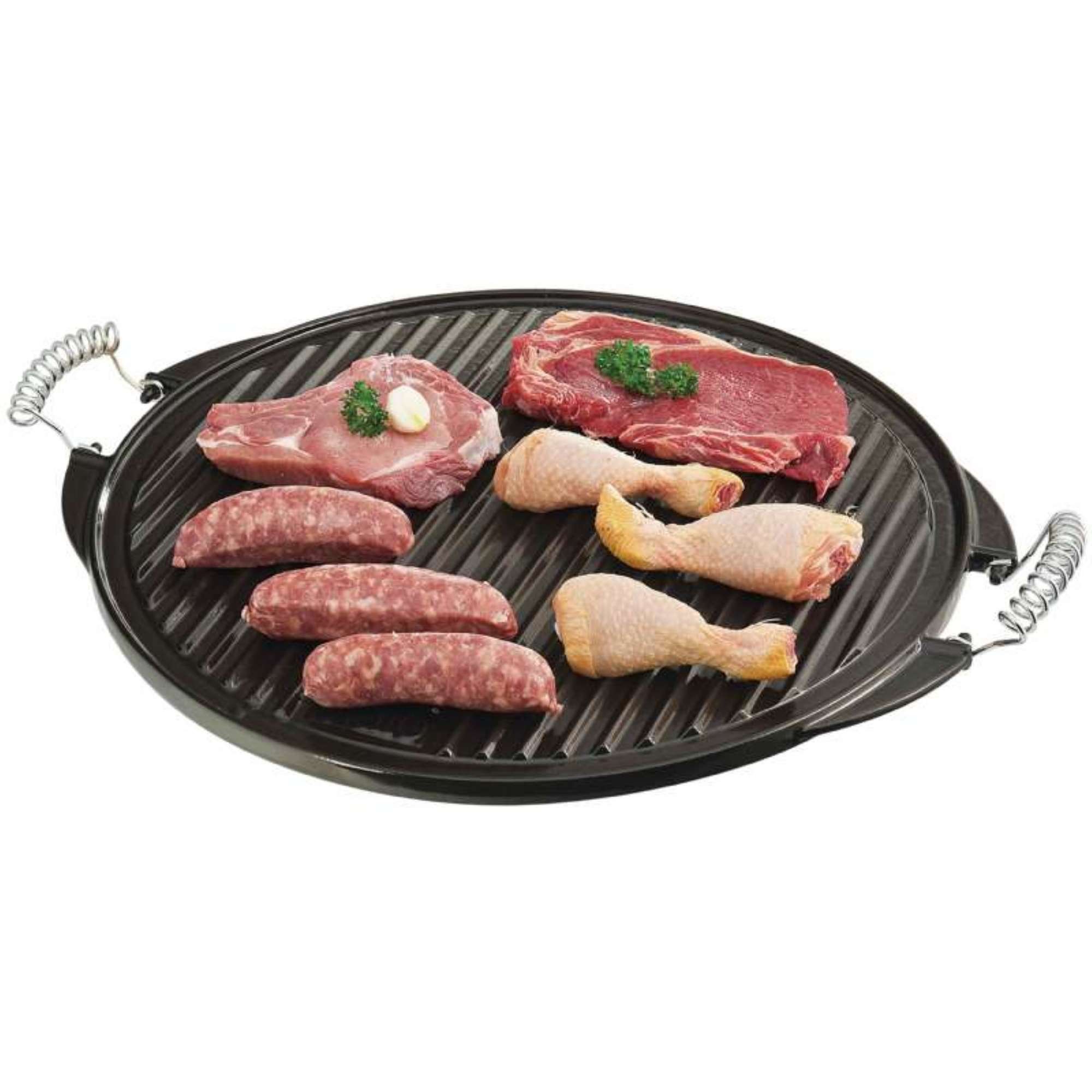 PLANCHA HIERRO ESMALTADO REDONDA Ø43CM. VAELLO