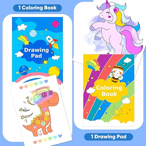 Miniatura 10 de iBayam Juego de colorear para niños, lindas cosas escolares de preparación, paquete de 149 suministros de dibujo para bocetos, kits de pintura para