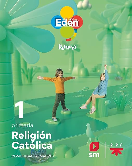 Portada de Religión 1º Educacion Primaria Eden Proyecto Revuela Madrid Ed 2022