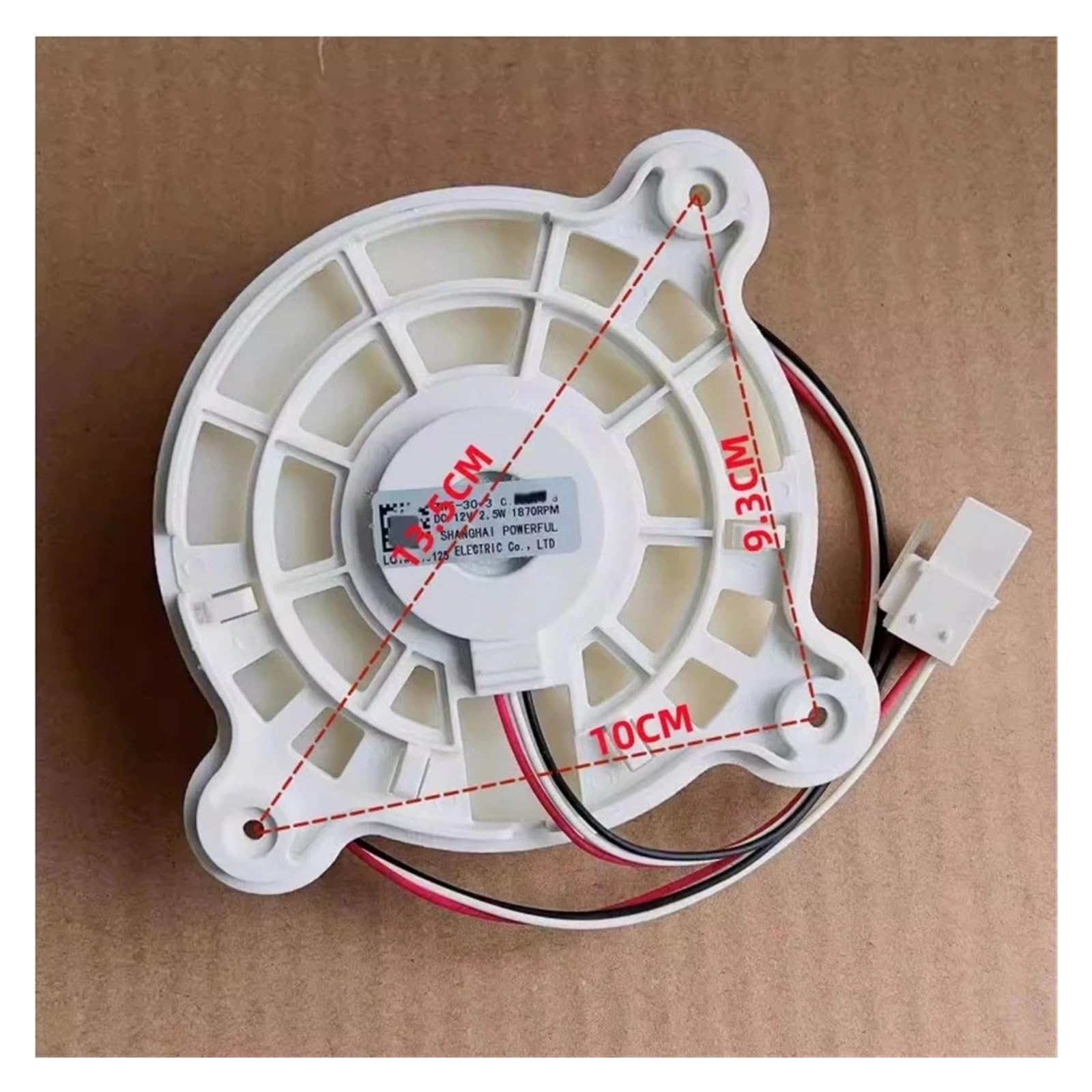 Compatible con Samsung, refrigerador ARES2120RA DC12v 2.5W 0.21A 1870RPM, piezas del motor del ventilador de refrigeración