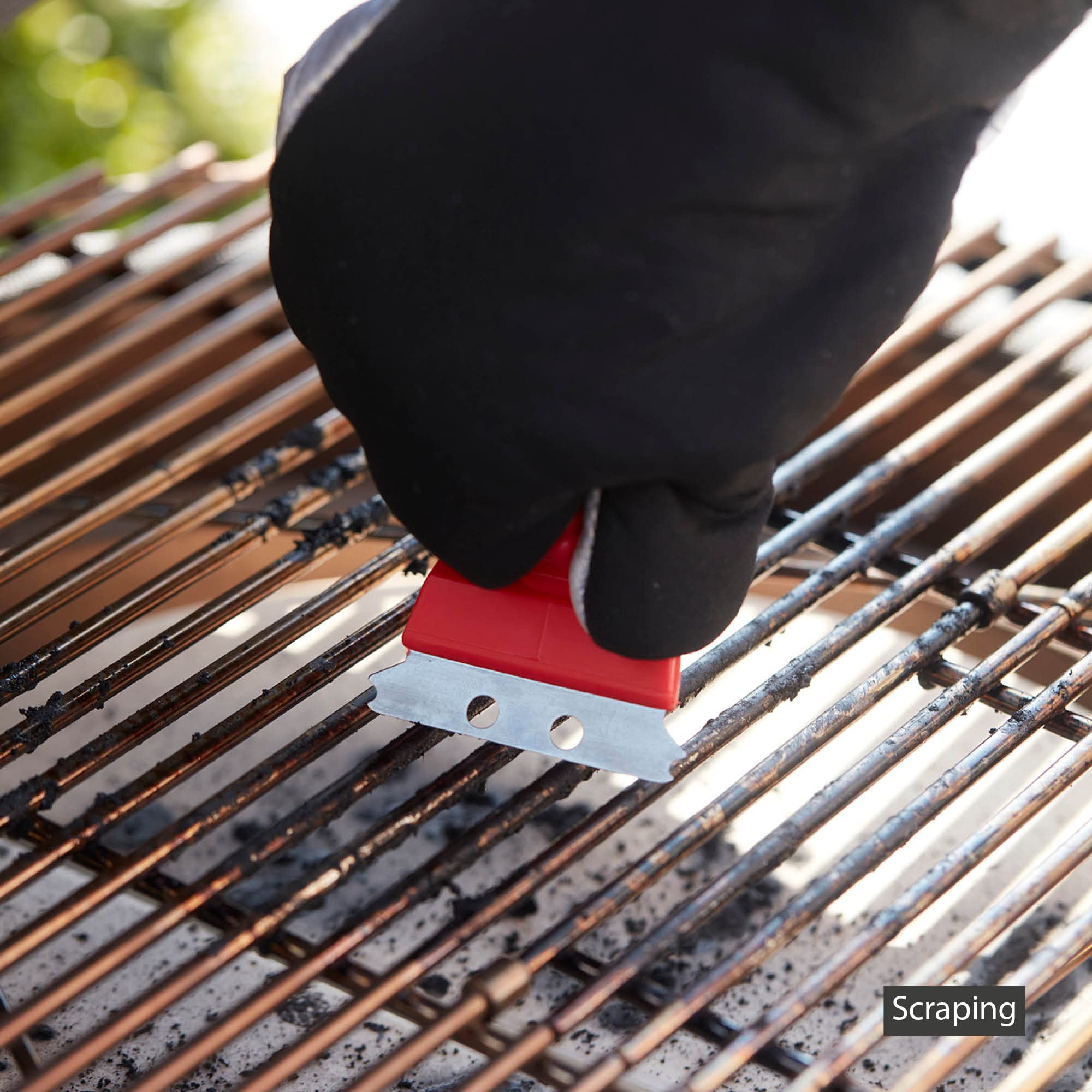 Barbecook Brosse 3 en 1 Plastique Rouge 11,5 x 7,2 x 9,5 cm