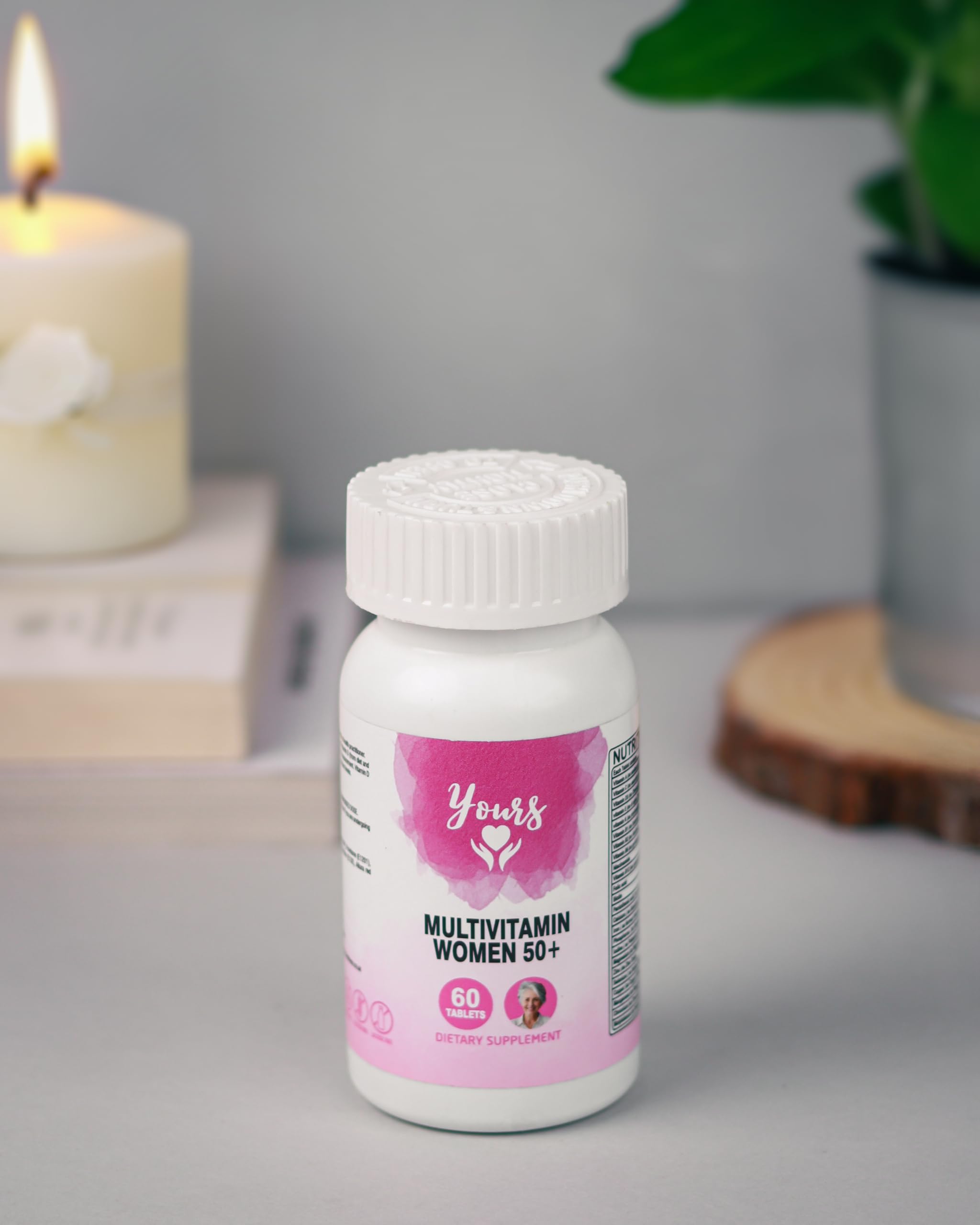 Multivitamin for Women 50+ Complete Once-Daily Vitamin Supplement with Essential Vitamins, Minerals, Antioxidants for Energy, Bone Strength, Heart & Immune Support, Hair Skin Nails