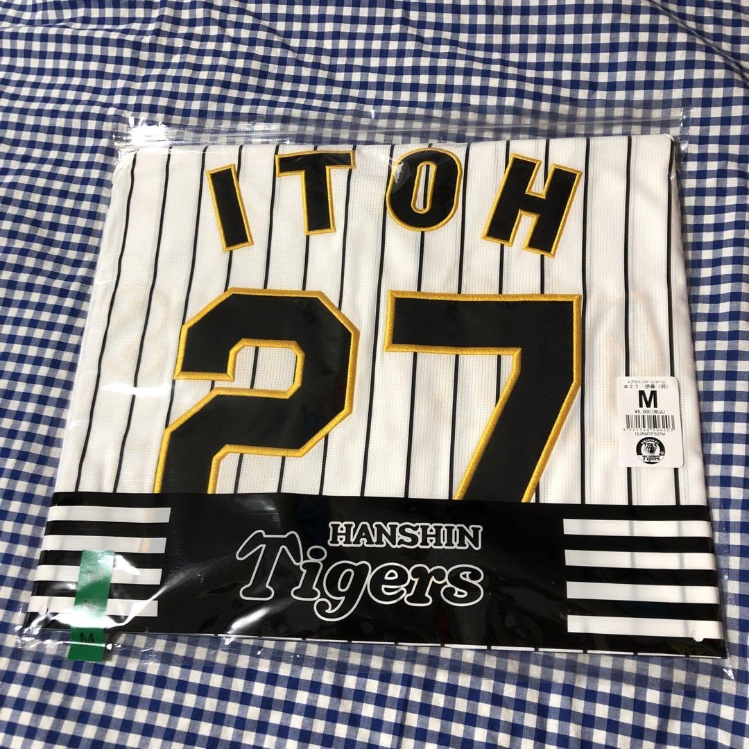 伊藤将司 チャンピオン レプリカ ユニフォーム Mサイズ 阪神タイガース