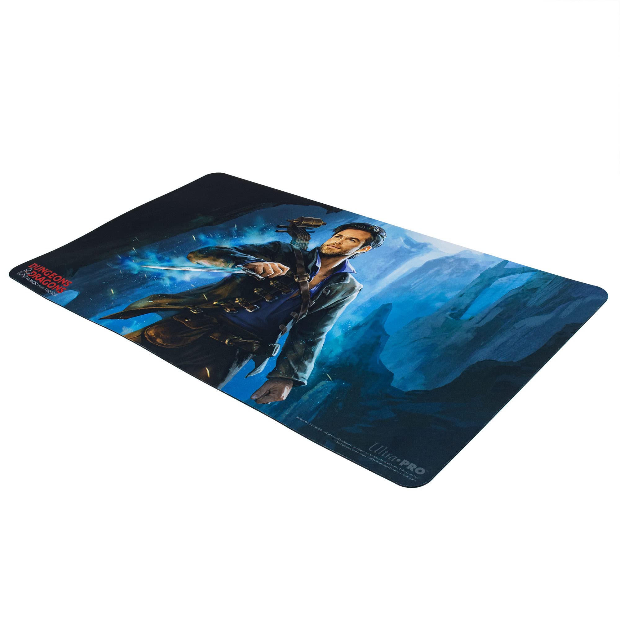 Ultra PRO - Dungeons & Dragons: Honor Among Thieves Playmat con Chris Pine - Proteggi le tue carte da collezione durante il gioco da graffi e graffi, perfetto da usare come tappetino per mouse,