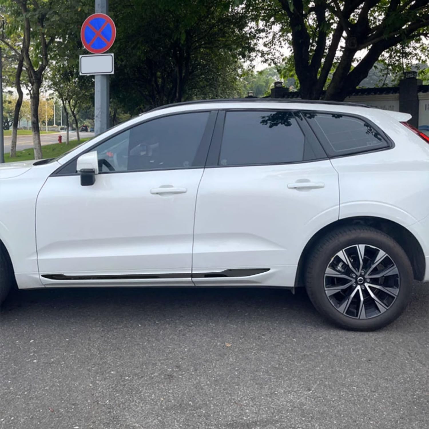 para Volvo XC60 2018-2025 Tira Protectora de Acero Inoxidable para Puertas, Molduras de Protección contra Rozaduras para Carrocería, Cubierta Decorativa para Bordes de Puerta 4 Piezas