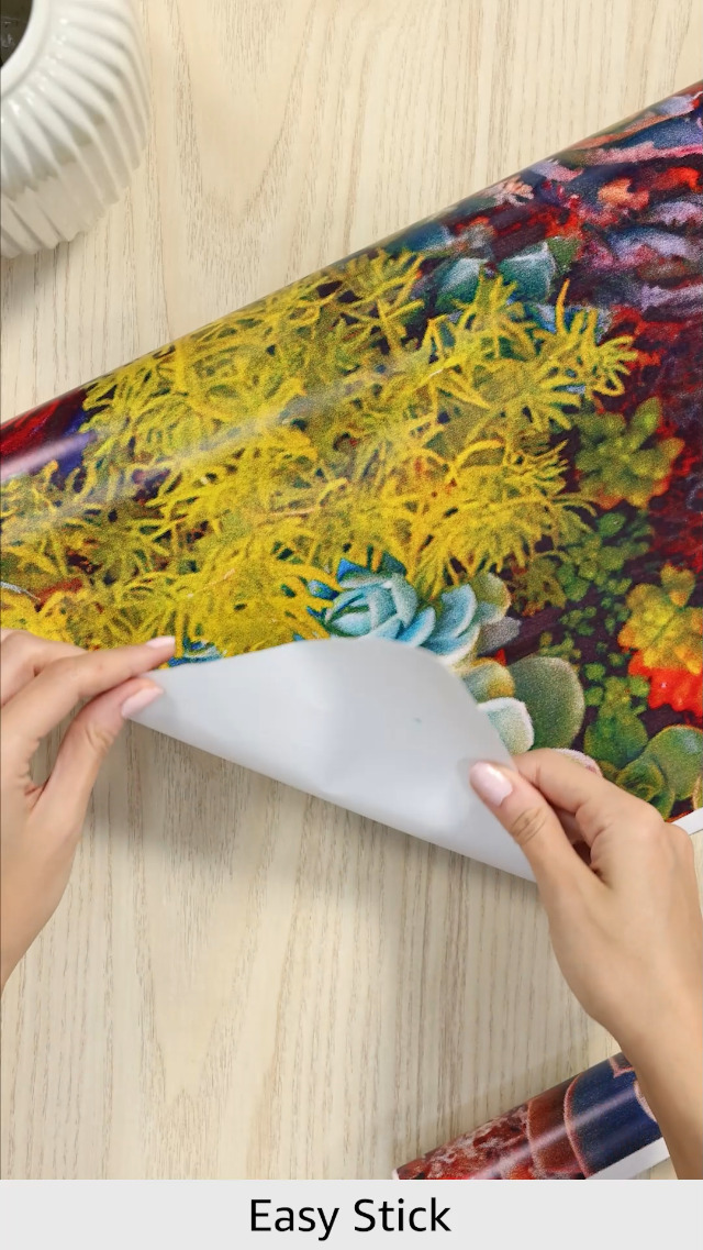 Amazon.com: Nature Art Self Stick Vinyl Door Mural Sticker, Peel